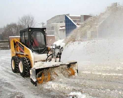 广场除雪必用滚刷扫雪机(图1)